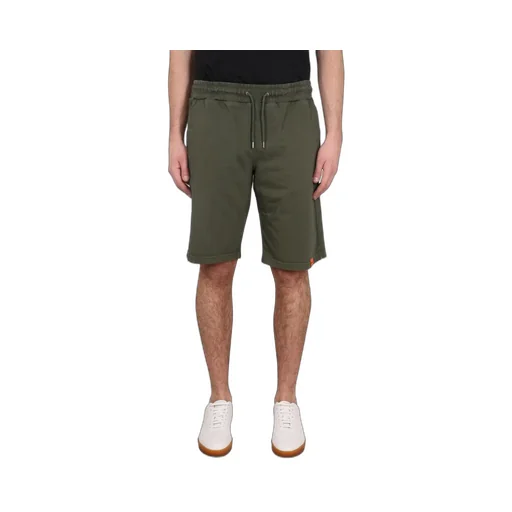 Logo Patch Drawstring Shorts