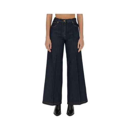 Wide Leg Denim Jeans
