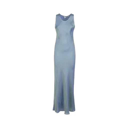 Sleeveless Crewneck Maxi Dress