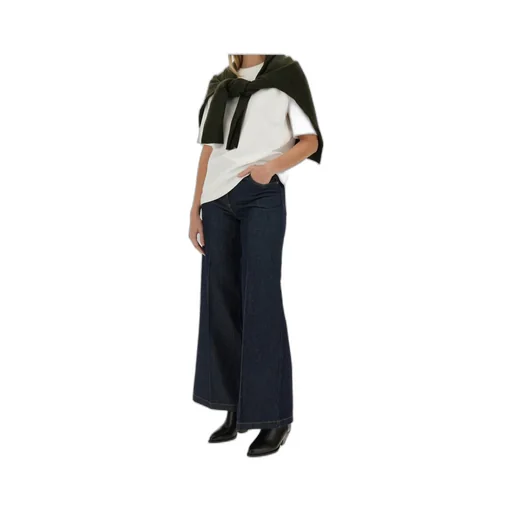Wide Leg Denim Jeans
