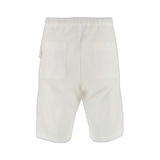 Buttoned Straight-Leg Cargo Shorts