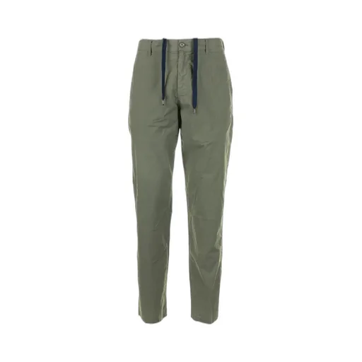 Straight-Leg Drawstring Chino Trousers
