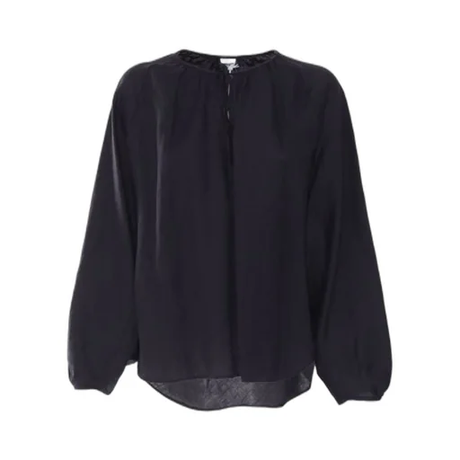 Bow Tied Rounded Hem Top