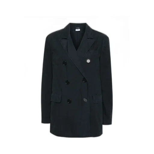 Double-Breasted Cotton Blazer