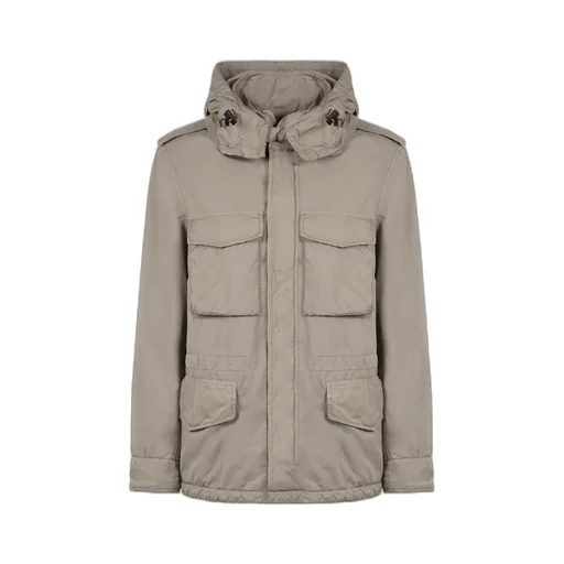 Drawstring Hooded Jacket