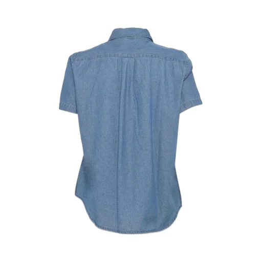Short Sleeve Ruffled Detail Shirt