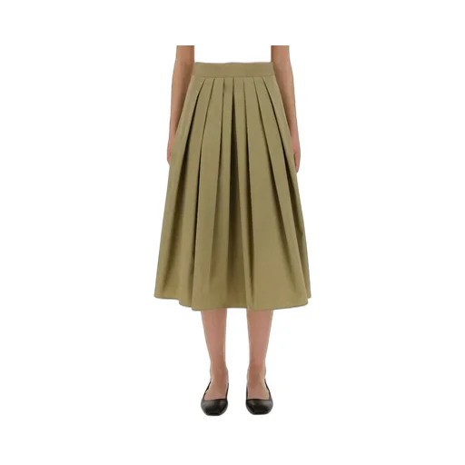 Flared Midi Skirt