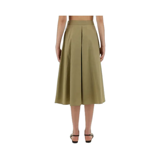 Flared Midi Skirt