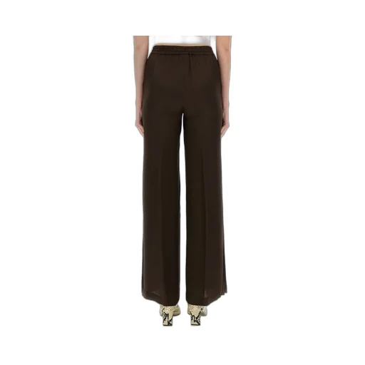 Elasticated Waistband Straight Trousers