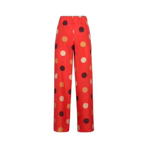 Polka Dot Print Trousers