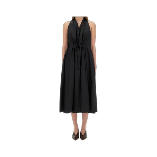 Poplin Midi Dress