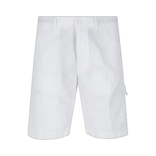 Belt-Looped Slim-Cut Shorts