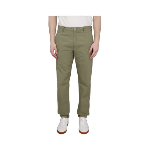 Straight-Leg Drawstring Chino Trousers