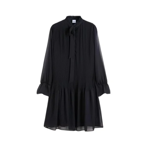 Georgette Crepe Short Dress