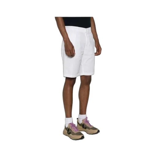 Belt-Looped Slim-Cut Shorts
