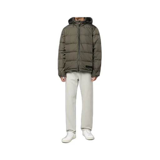 Logo Patch Padded Jacket