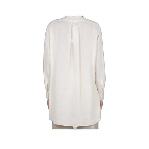 Collarless Buttoned Shirt