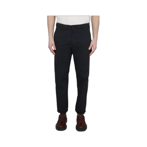 Straight-Leg Drawstring Chino Trousers
