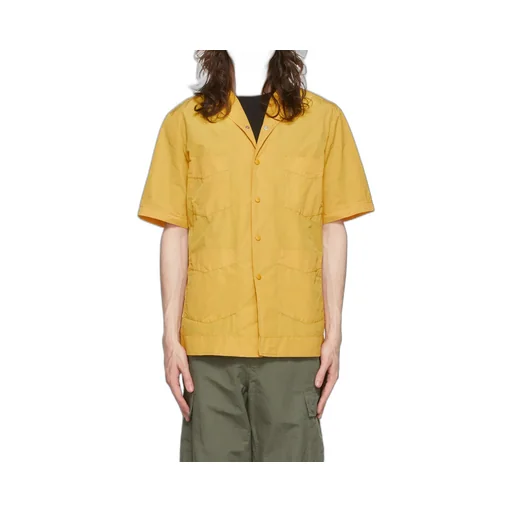 Logo Lapel Short-Sleeved Casual Jacket