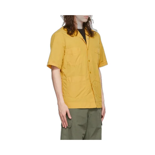 Logo Lapel Short-Sleeved Casual Jacket