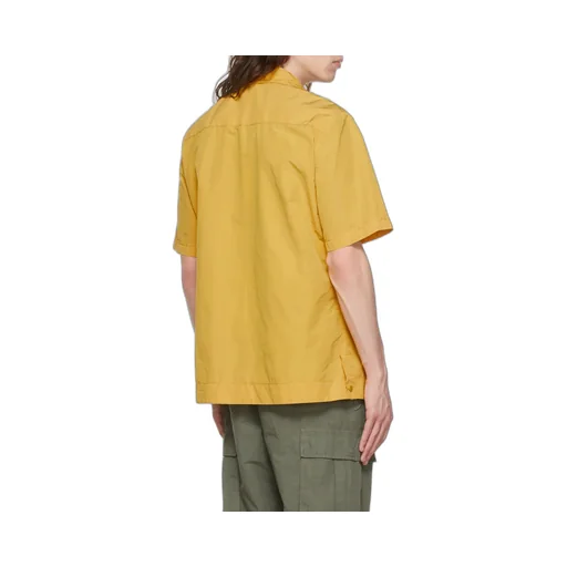 Logo Lapel Short-Sleeved Casual Jacket