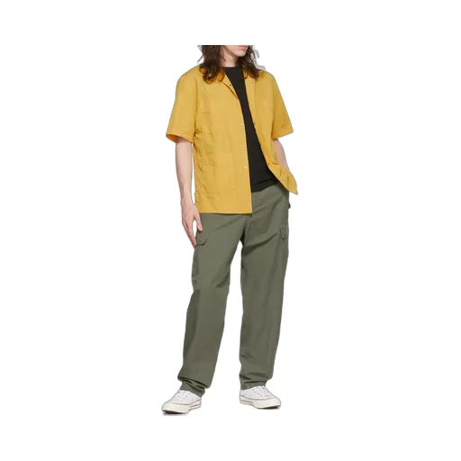 Logo Lapel Short-Sleeved Casual Jacket