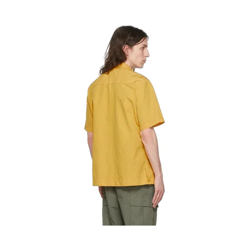 Logo Lapel Short-Sleeved Casual Jacket