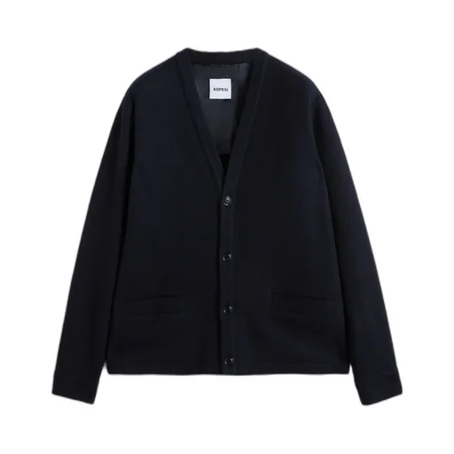 Long-Sleeved Knitted Cardigan