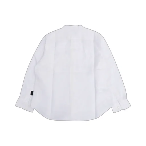 Mandarin-Collar Long-Sleeves Shirt