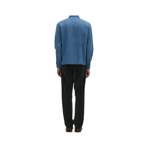 Long-Sleeved Denim Shirt