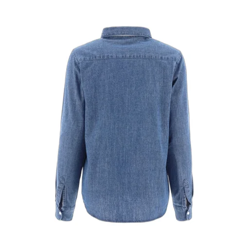 Collared Buttoned Denim Shirt