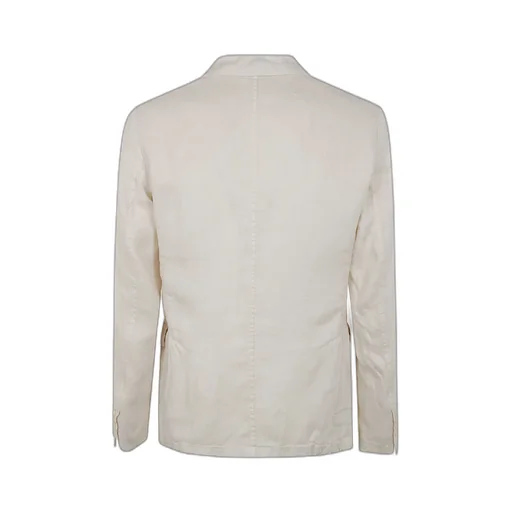 Peak-Lapels Double-Breasted Blazer