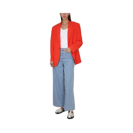 Pocketed Single-Breasted Blazer
