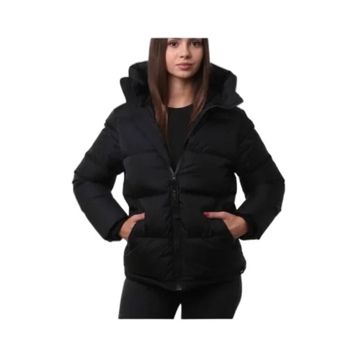Zip-Up Hooded Padded Coat