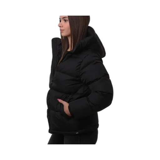 Zip-Up Hooded Padded Coat