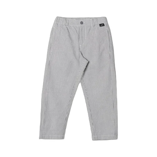 Striped Straight-Leg Trousers