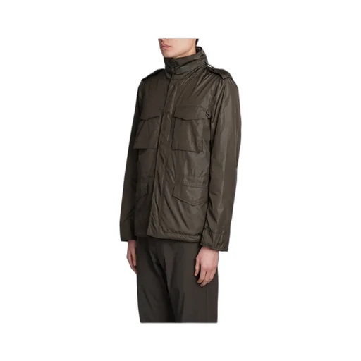 Minifield Logo Patch Hooded Jacket
