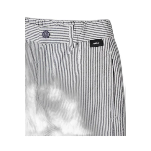Striped Straight-Leg Trousers