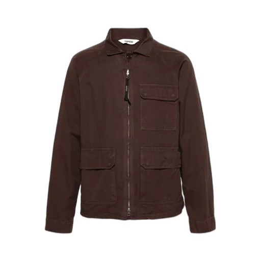 Chambray Zipped Cargo Jacket