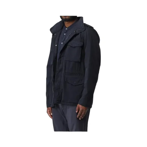 Concealed Hood Military Jacket