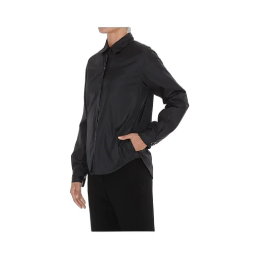 Buttoned Padded Shirt Jacket