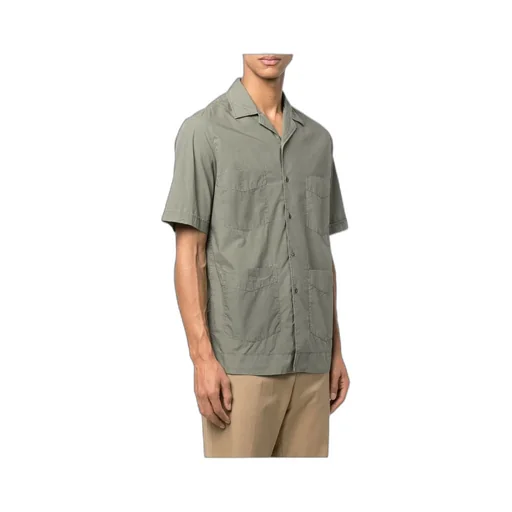 Short-Sleeved Cotton Shirt