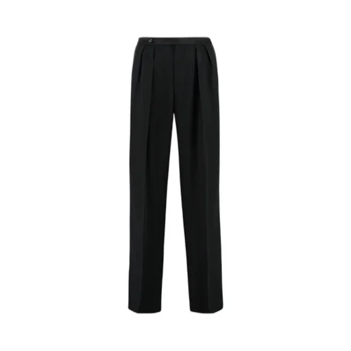 High-Waisted Wide-Leg Trousers