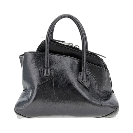 Mini La Passeggiata Embossed-Logo Tote Bag