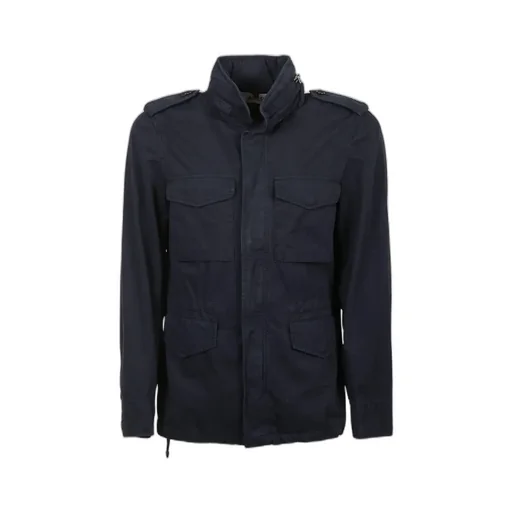 Concealed Hood Military Jacket