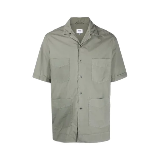 Short-Sleeved Cotton Shirt