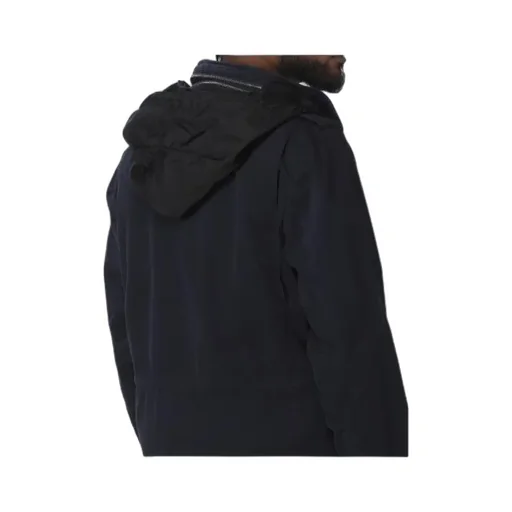 Concealed Hood Military Jacket