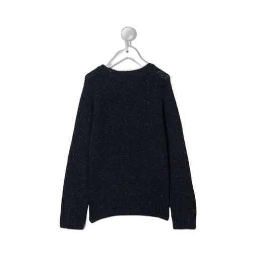 Crewneck Long-Sleeved Knitted Jumper