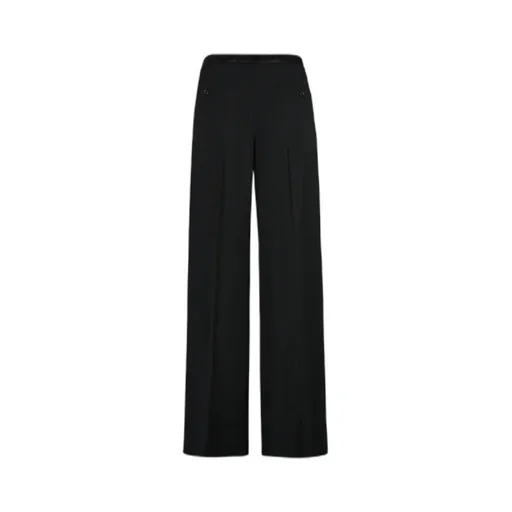High-Waisted Wide-Leg Trousers