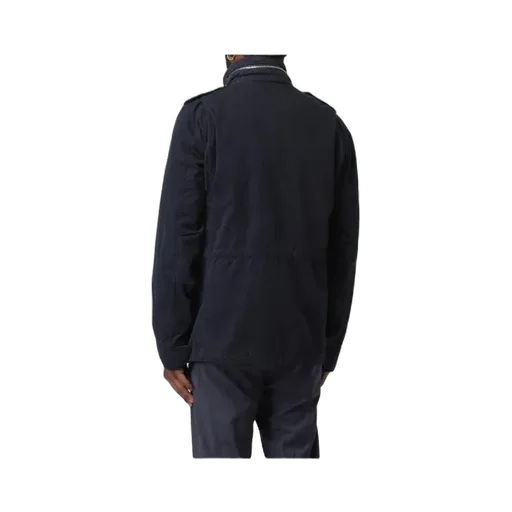 Concealed Hood Military Jacket
